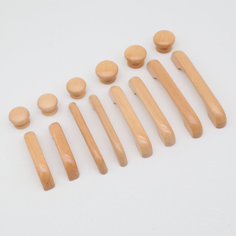Cabinet Handle Manufacturer - Kitchen Furniture Wardrobe Long Wooden Pulls Knobs