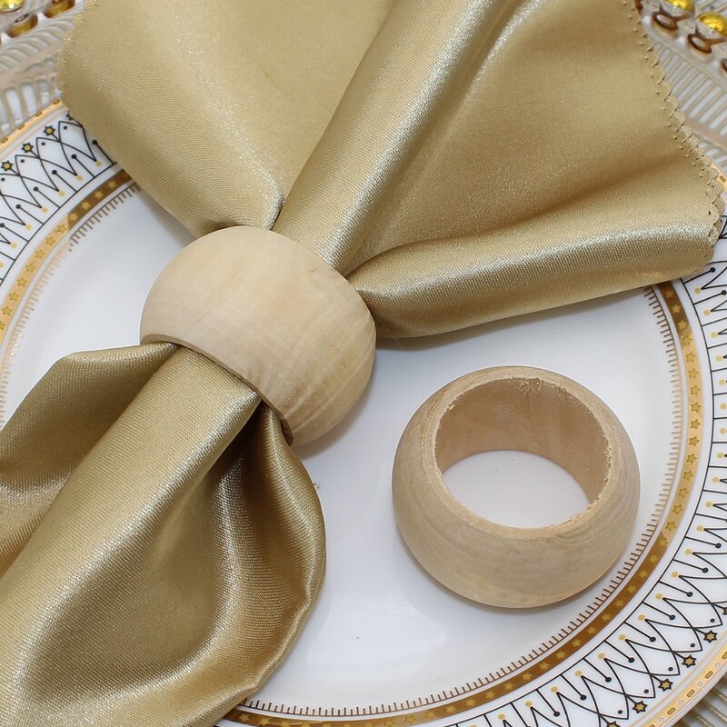 Napkin Rings Manufacturer - Handmade Rustic Acacia Wood Bulk Wedding Decor