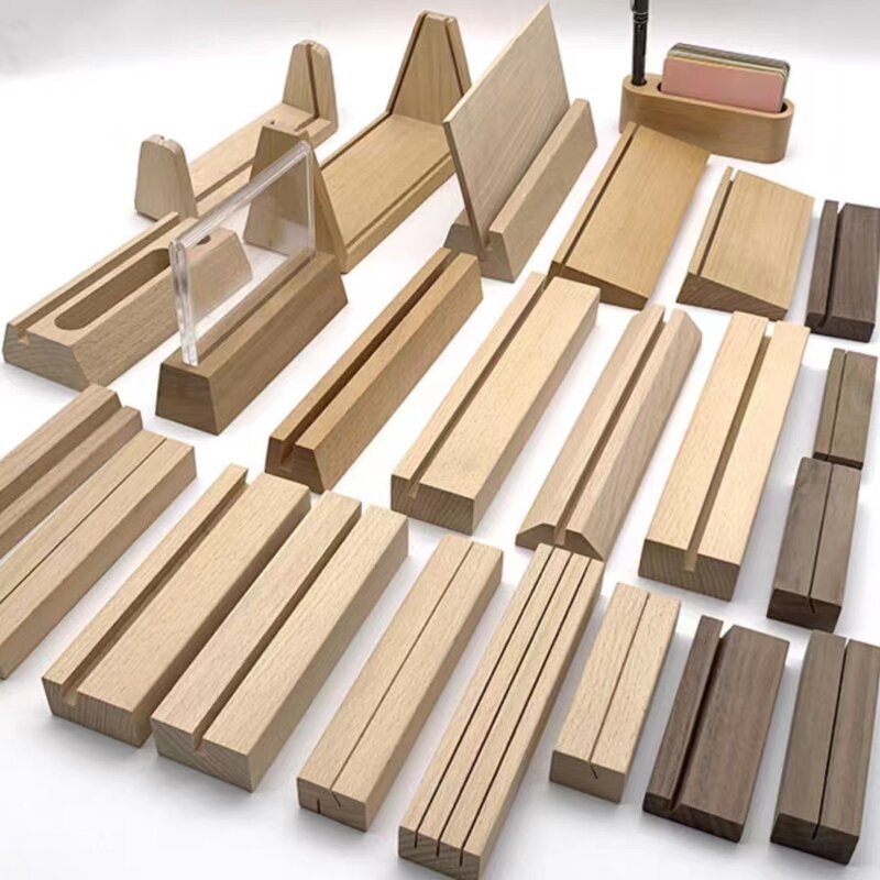 Menu Card Holder Manufacturer - A4 A5 Wood Sign Postcard Photo Display Stand