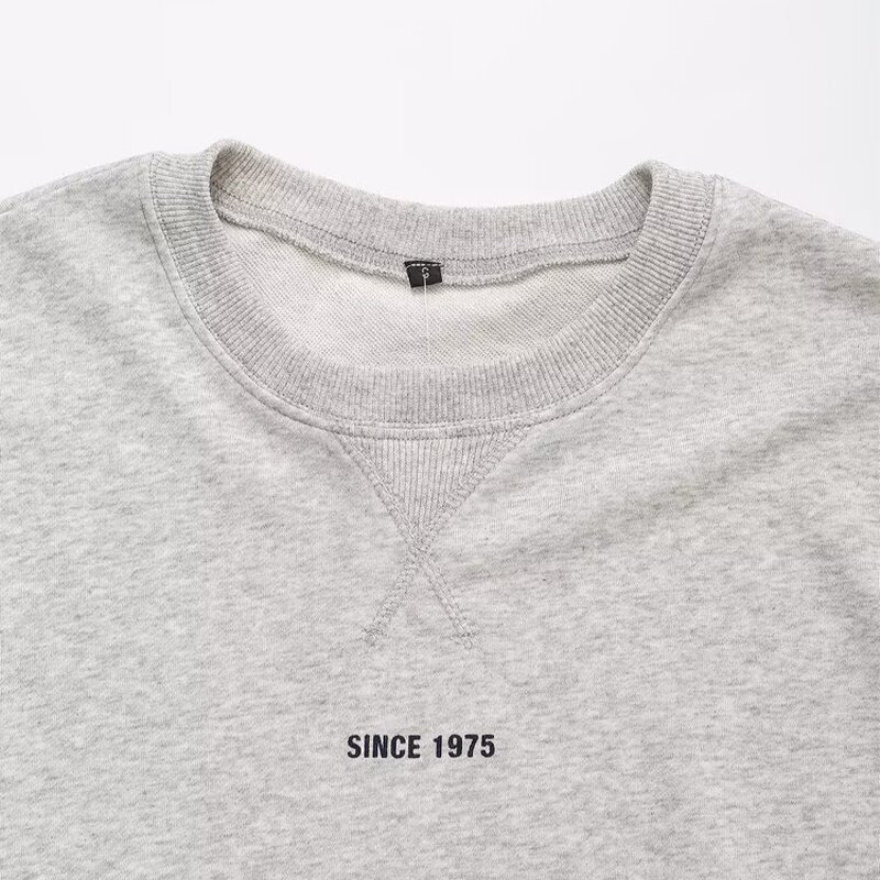 Printed Short Sports Top Factory - OEM Custom Retro Round Neck Women's Top