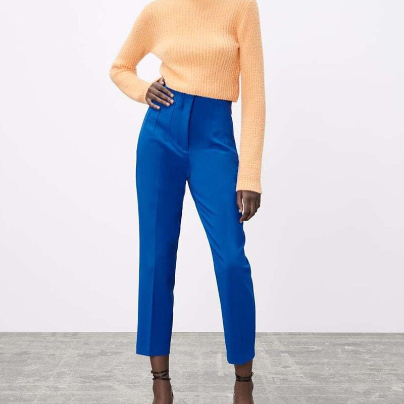 High Waist Casual Pants Factory - OEM Custom European American Style Retro