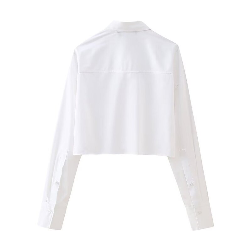 Cropped Blouse Factory - OEM Custom Vintage Button Up Women's Top
