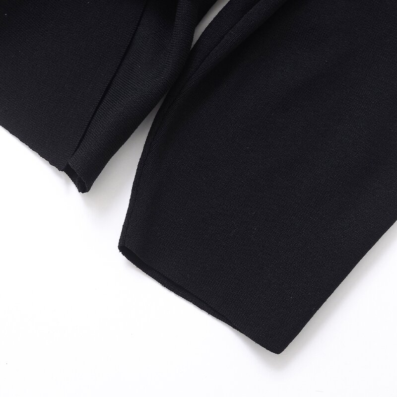 Belt With Shoulder Pads Sweater Factory - OEM Custom Retro V-neck Long-sleeved Female