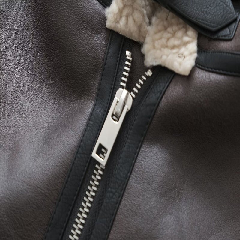 Lapel Vest Motorcycle Fur Vest Factory - OEM Custom Autumn Winter Trend Zipper