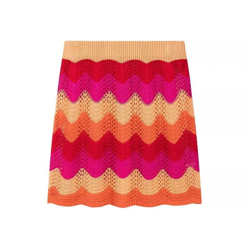 Knitted Shirt and Mini Skirt Set Factory - OEM Custom Two Piece Set for Women