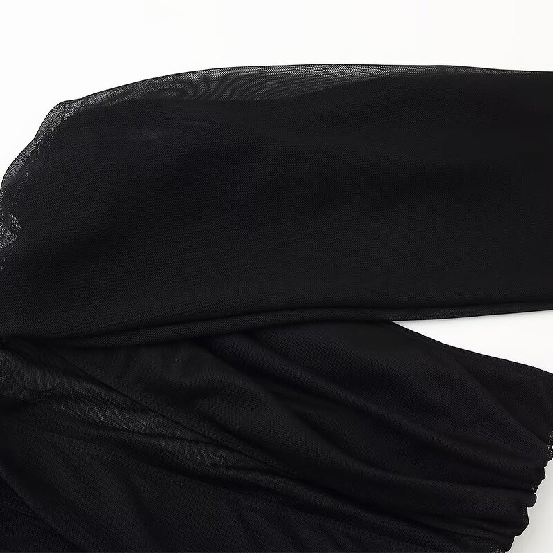 Opening Design Tulle Jumpsuit Factory - OEM Custom Retro Trend Sleeveless Slim