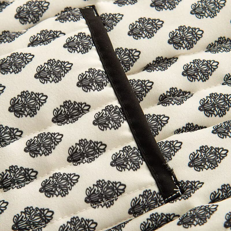 Flower Quilted Cotton Jacket Factory - OEM Custom Autumn Fashion Retro Long Sleeve