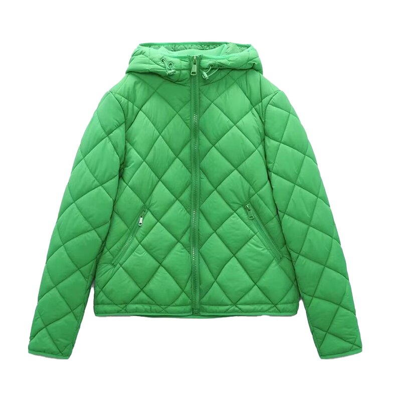 Hooded Cotton Coat Factory - OEM Custom Autumn Winter Long Sleeves Side Pocket