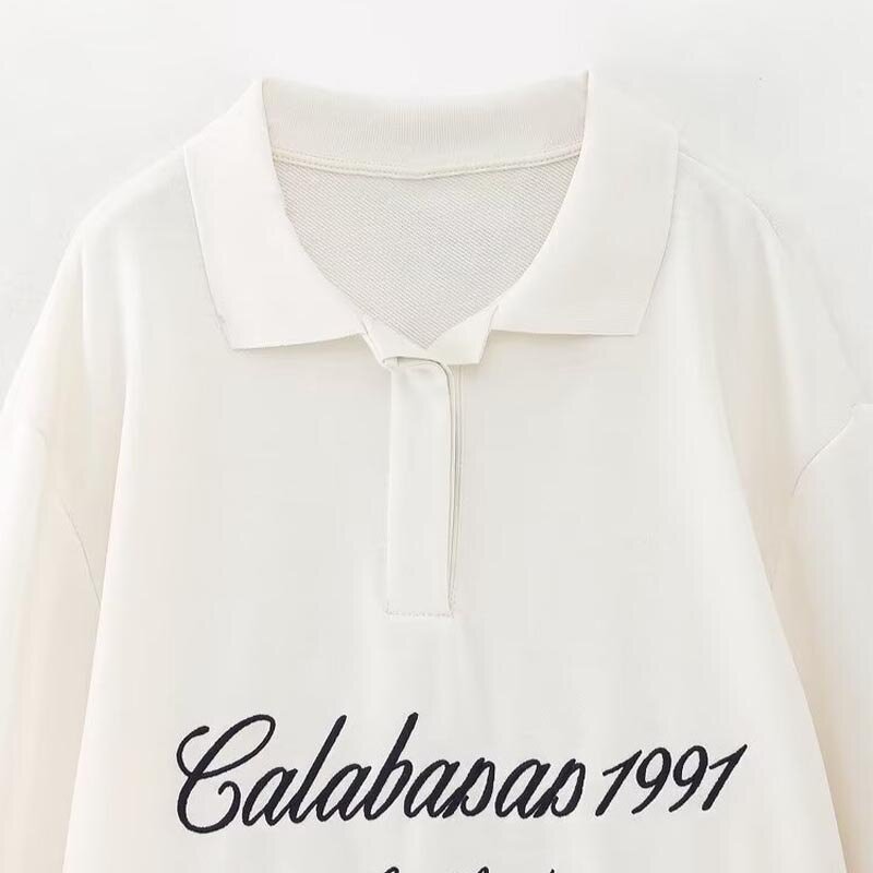 Polo Collar Sweatshirt Factory - OEM Custom Women's Elegant Slim Fit