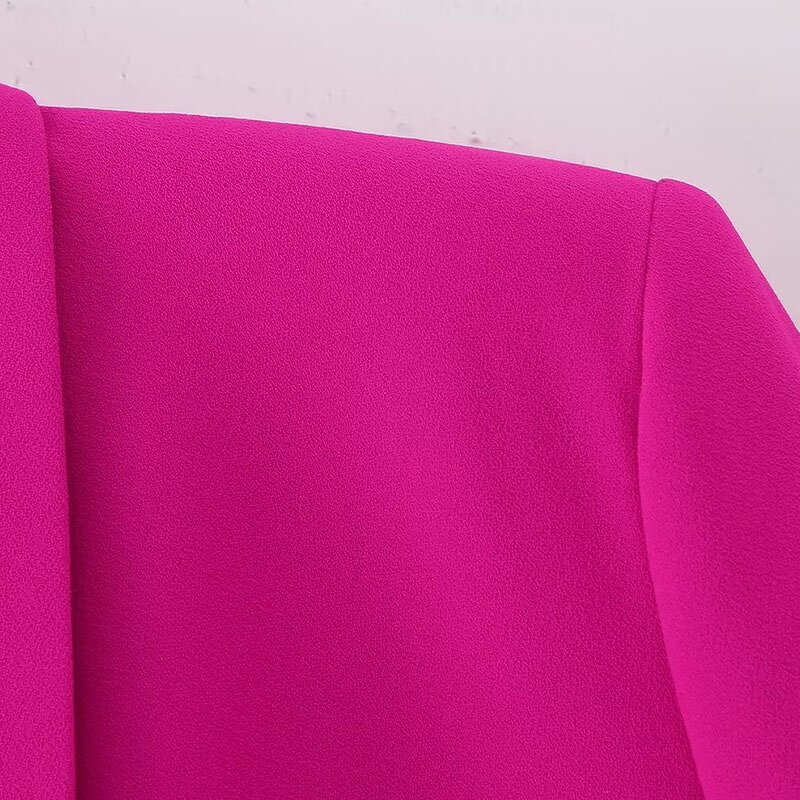 Women's Belt Blazer Factory - OEM Custom Vintage Long Sleeve Pocket Coat