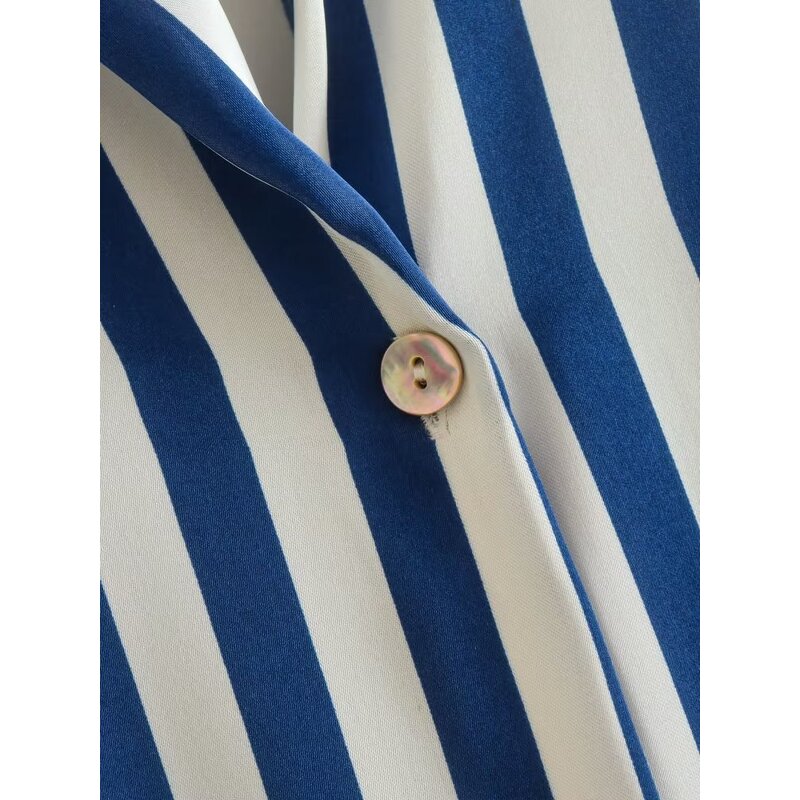 Multicolor Poplin Blouse Factory - OEM Custom Vintage Button Up Women's Top