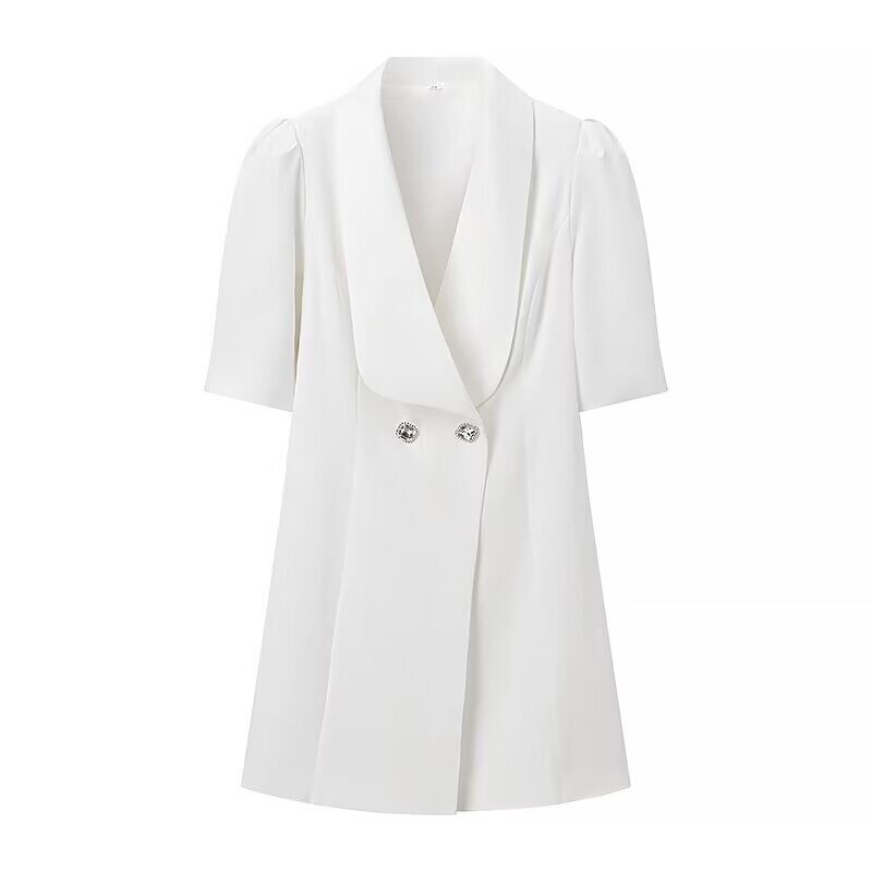 Cutout Embroidery Doll Collar Dress Factory - OEM Custom Vintage Colour Block