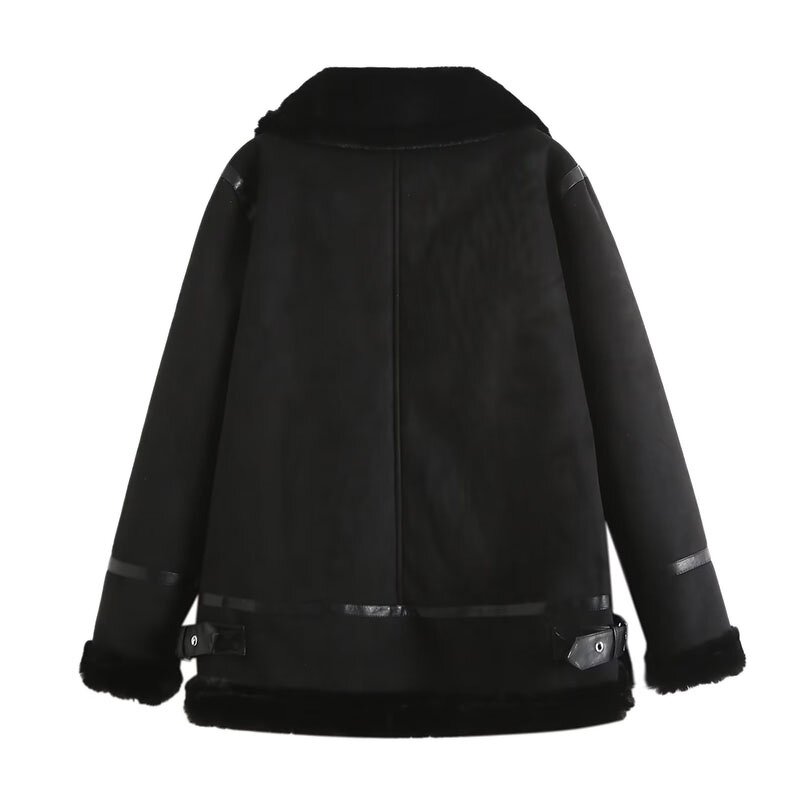 Thickened Fur Cotton Coat Factory - OEM Custom Vintage Long Sleeve Outerwear