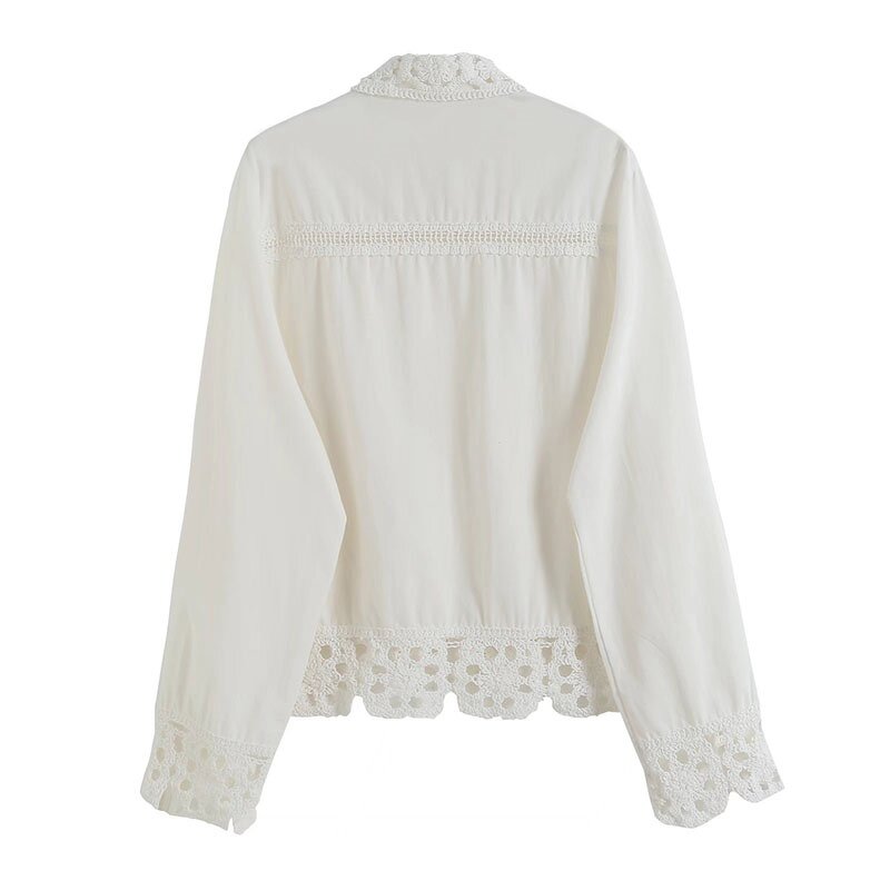 Slit Silk-Satin Blouse Factory - OEM Custom Vintage O-Neck Chic Women's Top