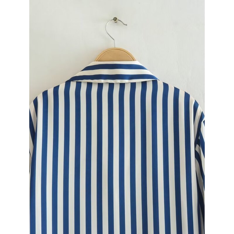 Multicolor Poplin Blouse Factory - OEM Custom Vintage Button Up Women's Top