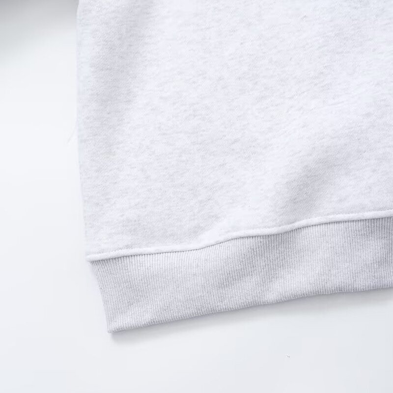 Text Embroidered Velvet Sweatshirt Factory - OEM Custom Sports Retro Ladies Top