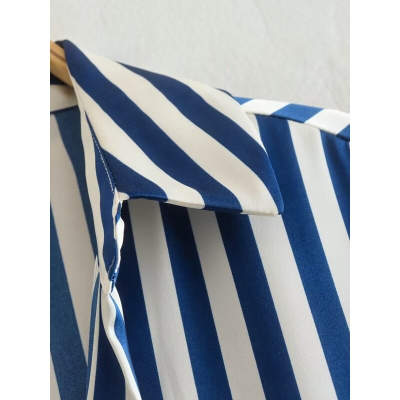 Multicolor Poplin Blouse Factory - OEM Custom Vintage Button Up Women's Top