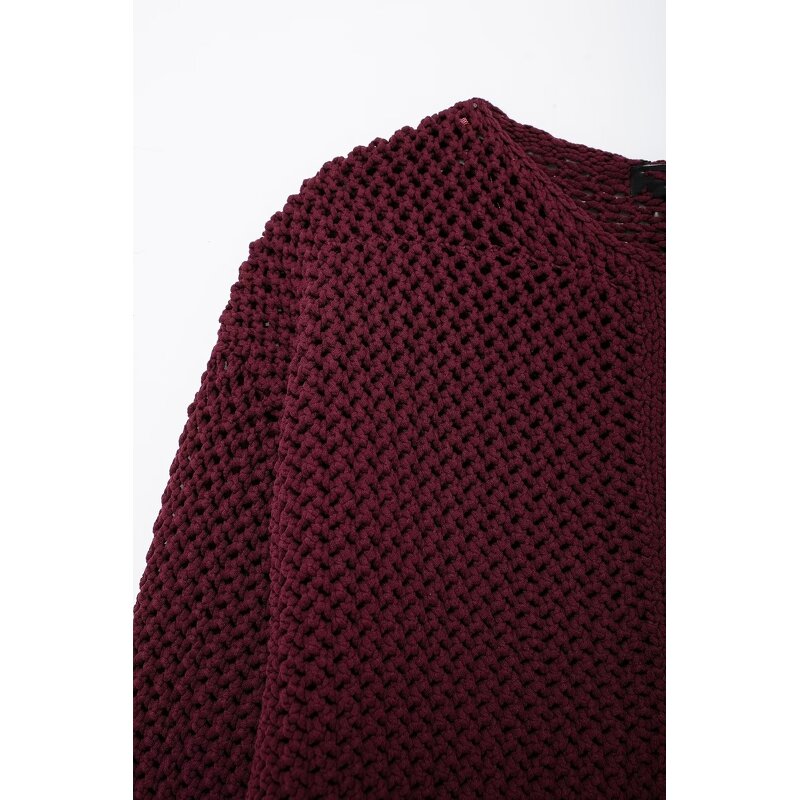 Knitwear Jacket Sweater Coat Factory - OEM Custom Autumn Casual Loose Long-Sleeved