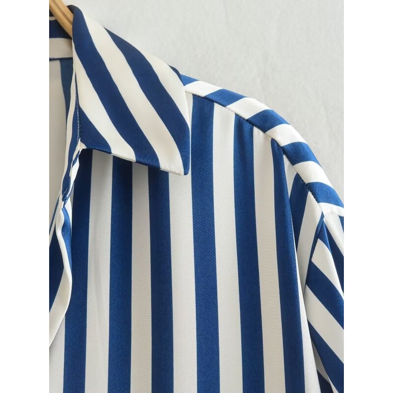 Multicolor Poplin Blouse Factory - OEM Custom Vintage Button Up Women's Top