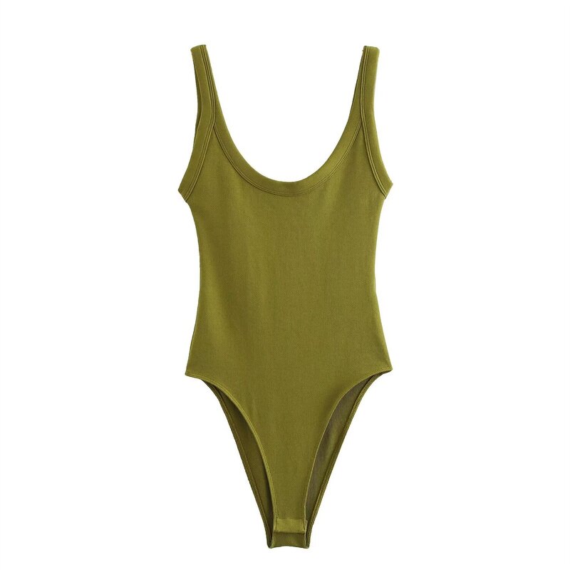 Women's Bodysuit Factory - OEM Custom Sleeveless Halter Sexy Elegant Slim