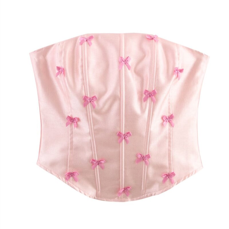 Tube Top and Mini Skirt Set Factory - OEM Custom Summer Sleeveless Trend Vest Top