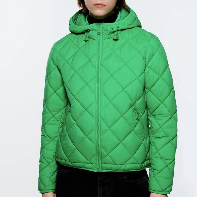 Hooded Cotton Coat Factory - OEM Custom Autumn Winter Long Sleeves Side Pocket