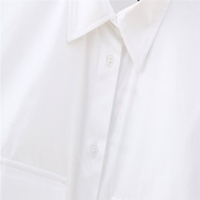 Cropped Blouse Factory - OEM Custom Vintage Button Up Women's Top