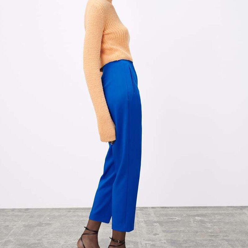 High Waist Casual Pants Factory - OEM Custom European American Style Retro