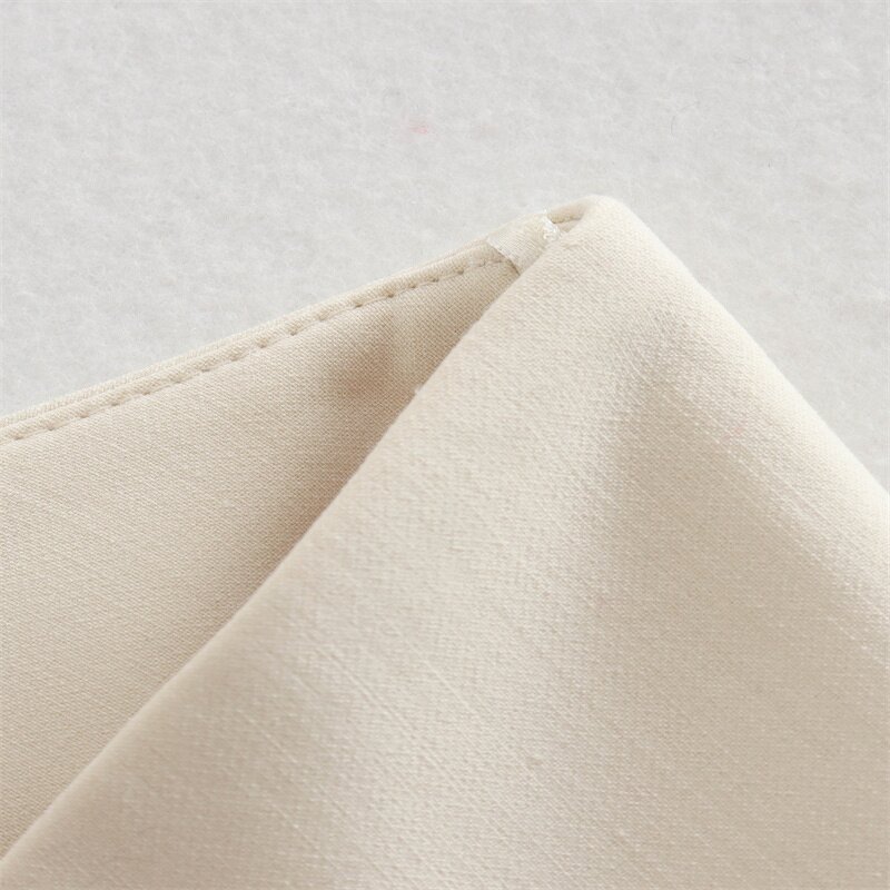 Side Slit Straight-leg Trousers Factory - OEM Custom Vintage Zip Fly High Waist