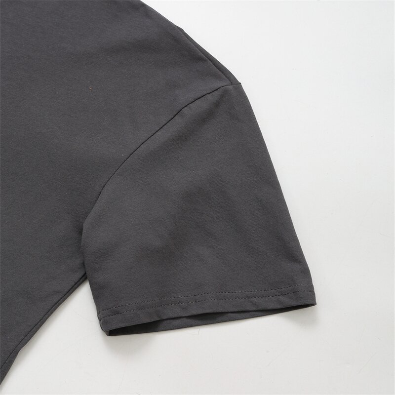 Print Gray T Shirt Factory - OEM Custom Vintage Crew Neck Casual Tee