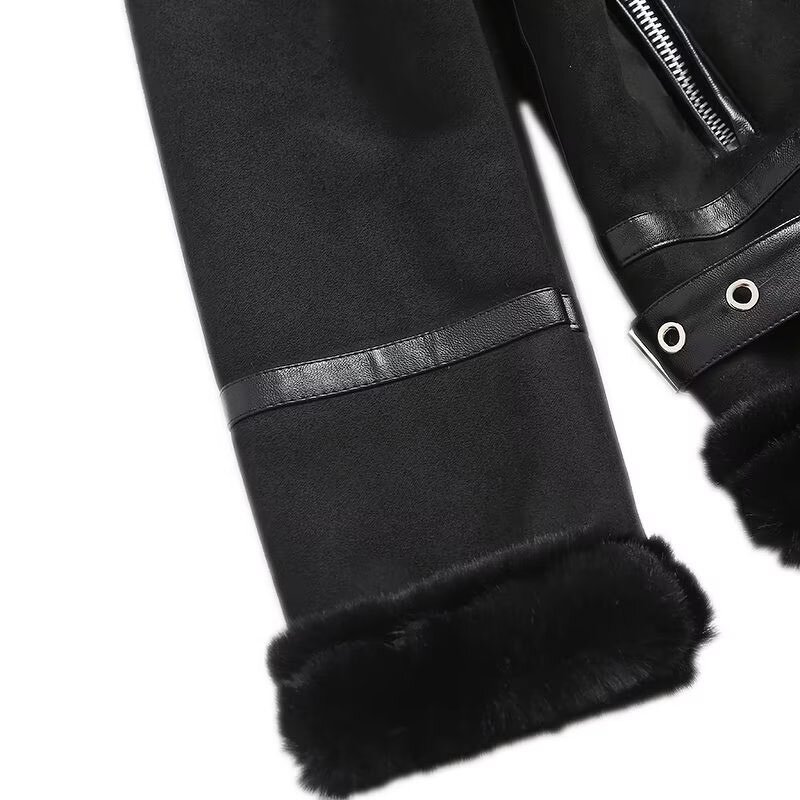 Thickened Fur Cotton Coat Factory - OEM Custom Vintage Long Sleeve Outerwear