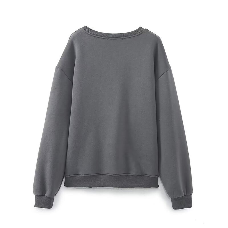 Character Printed Sweatshirt Factory - OEM Custom Vintage O-Neck Women's Top