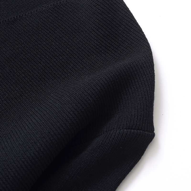 Belt With Shoulder Pads Sweater Factory - OEM Custom Retro V-neck Long-sleeved Female