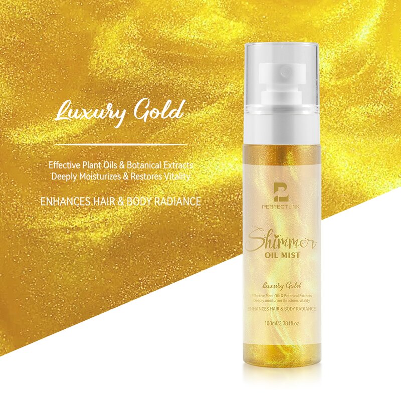 Hair Glitter Spray Manufacturer - Private Label Non-Greasy Shimmer Oil Mist