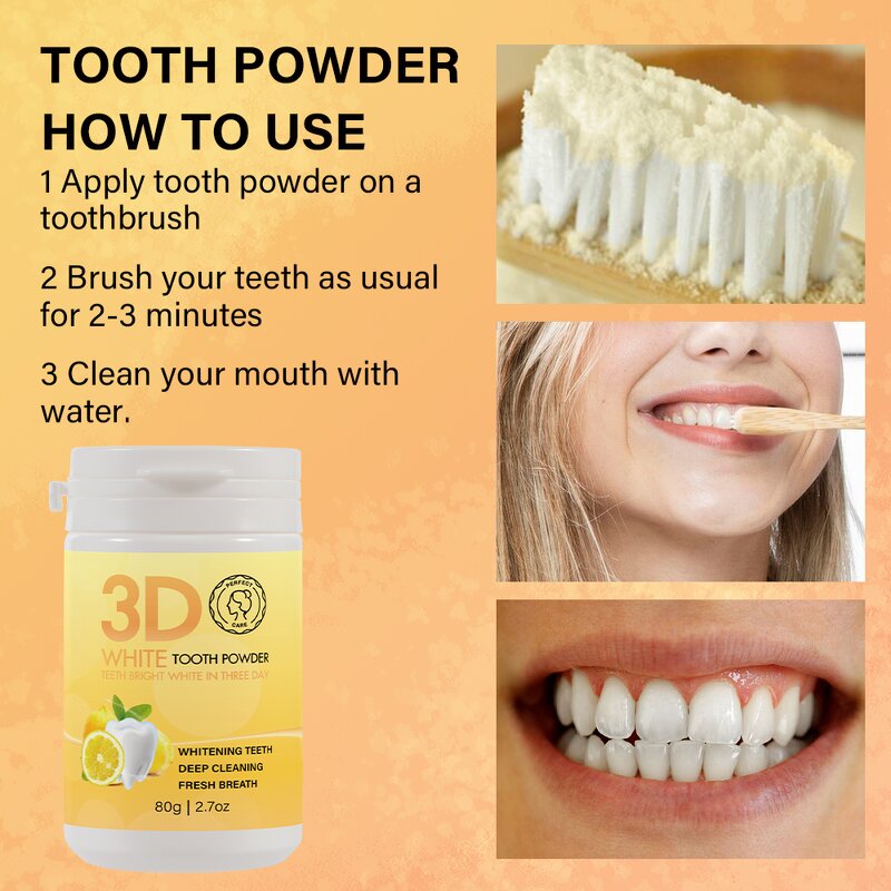 Teeth Polishing Powder Manufacturer - Mint Lemon Flavored Stainless Steel