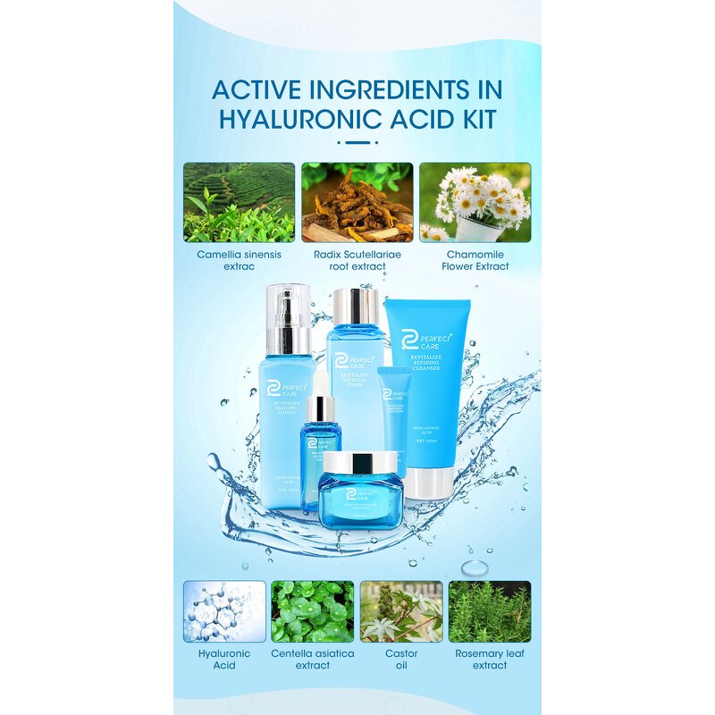 Skin Care Gift Set Manufacturer - Private Label Hydrating Hyaluronic Acid Set