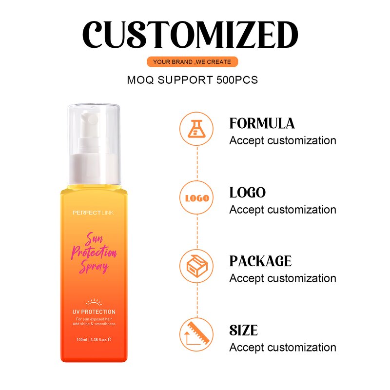 Hair Protectant Spray Manufacturer - Private Label Detangle Silk Sun Block Mist