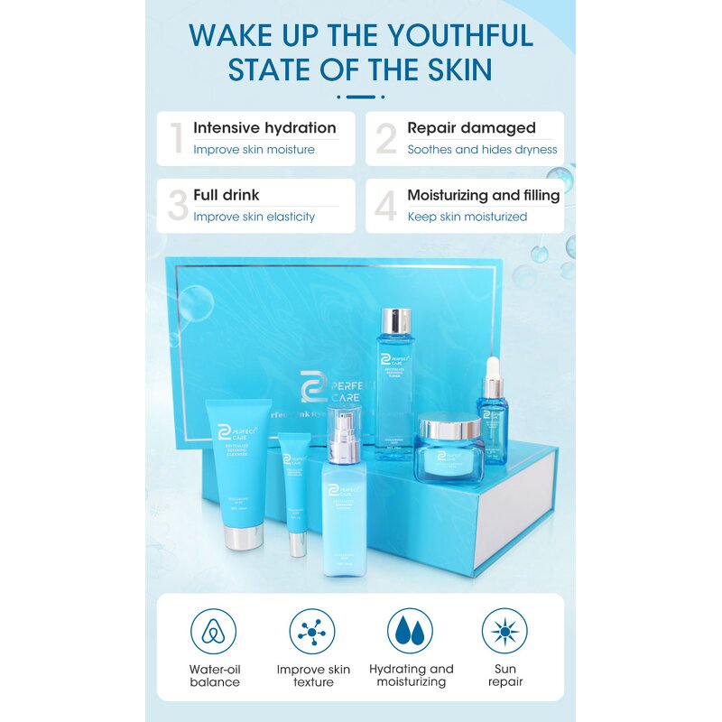 Skin Care Gift Set Manufacturer - Private Label Hydrating Hyaluronic Acid Set