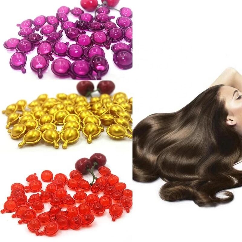 Hair Oil Serum Manufacturer - Wholesale Argan Macadamia Smoothing Capsules