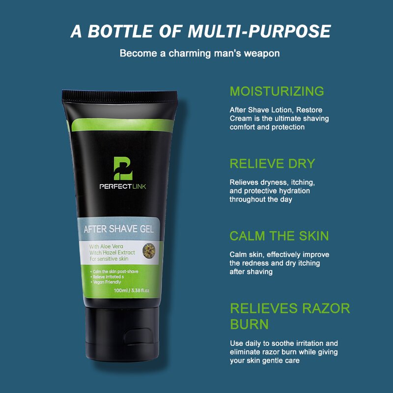 After Shave Gel Manufacturer - Aloe Vera Witch Hazel for Bumps