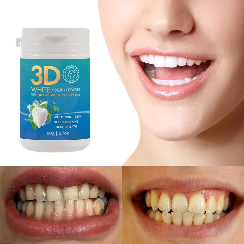 Teeth Whitening Powder Manufacturer - Private Label Natural Mint Cleaning Powder