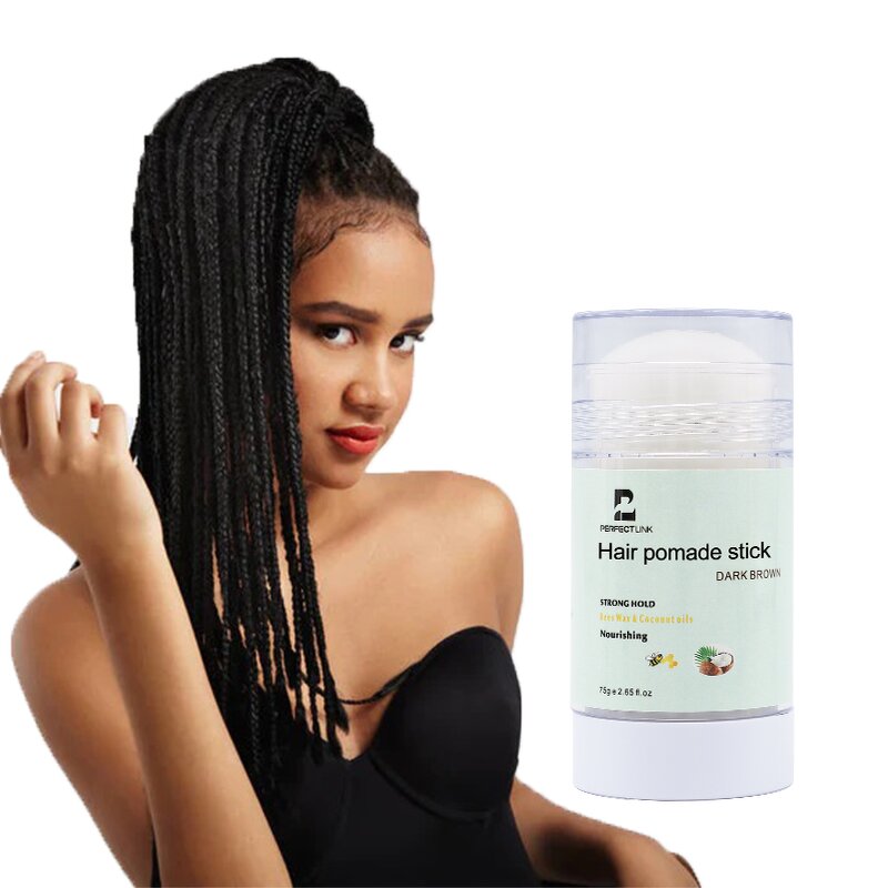 Hair Wax Stick Manufacturer - OEM Strong Hold Nourishing Dark Brown Pomade