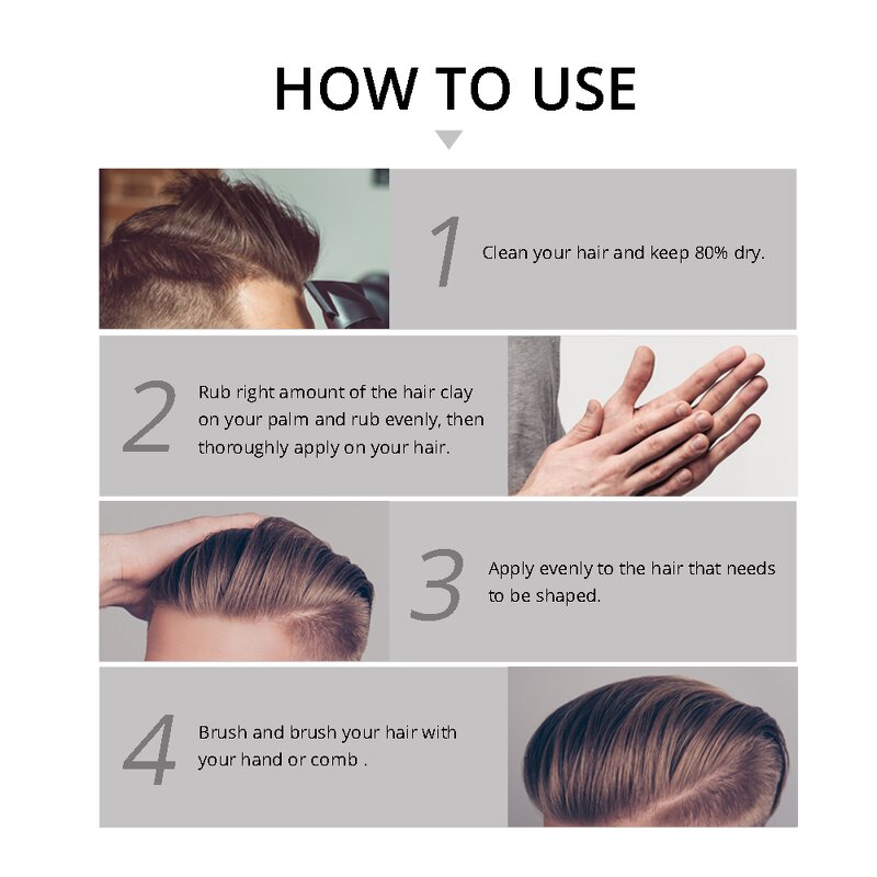 Hair Mud Cream Manufacturer - Strong Hold Long Lasting for Barber Use