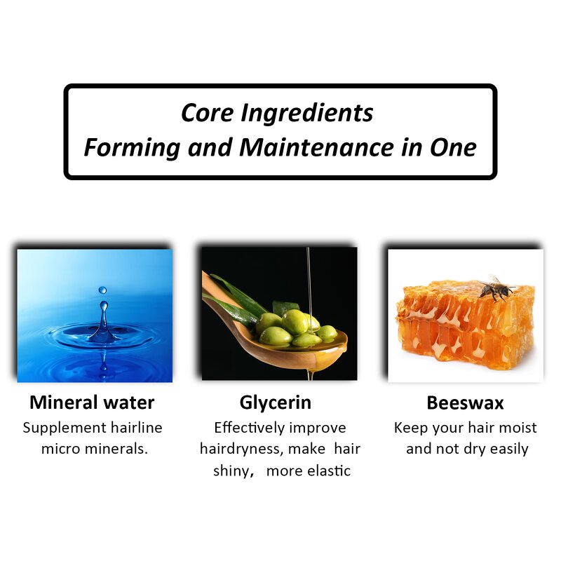 Hair Clay Manufacturer - Fashion Strong Hold Matte Hair Wax Mud