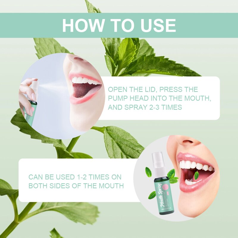 Breath Freshener Spray Manufacturer - Wholesale 20ml Peach Mint Stain Removal