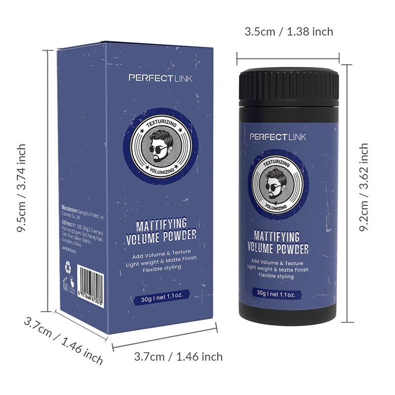 Hair Styling Powder Manufacturer - Professional 30g Herbal Strong Hold Powder