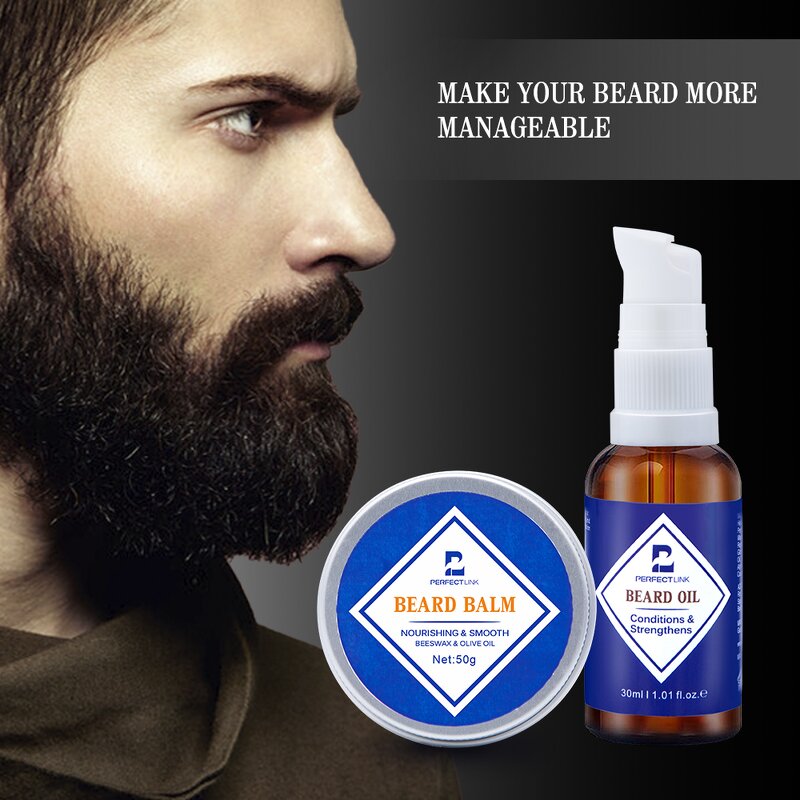 Beard Balm and Oil Manufacturer - Hot Sale Nourishing Smooth Organic Set