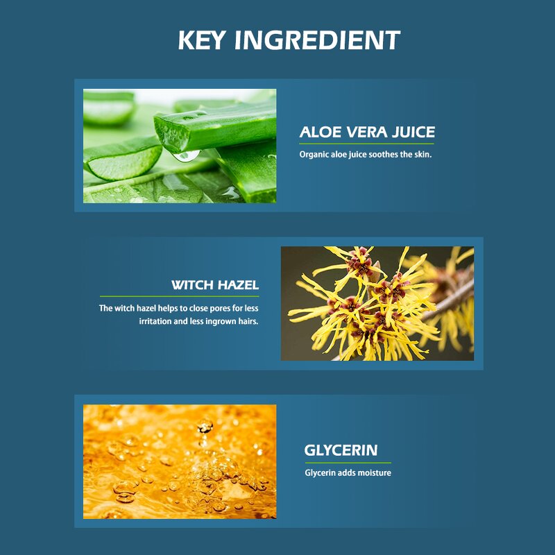 After Shave Gel Manufacturer - Aloe Vera Witch Hazel for Bumps