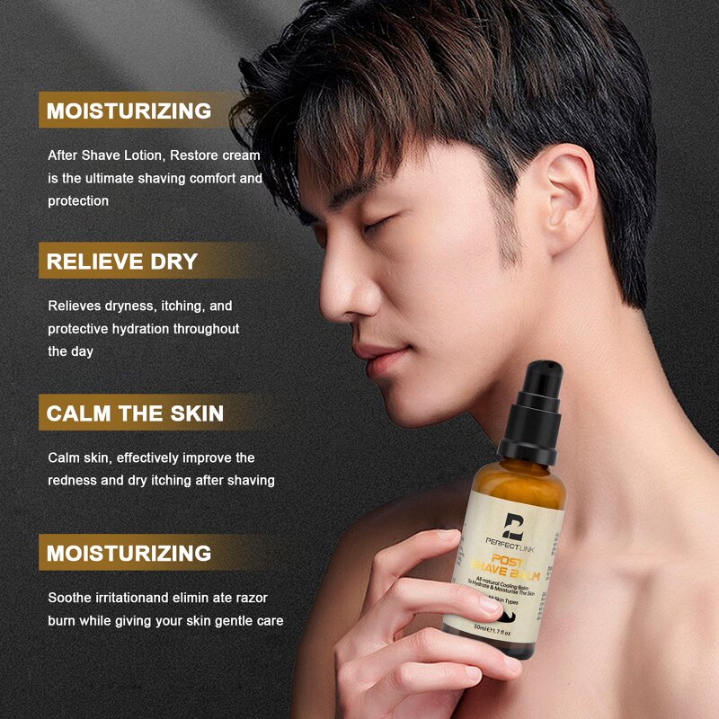 After Shave Balm Manufacturer - Private Label Cooling Post Shave Lotion