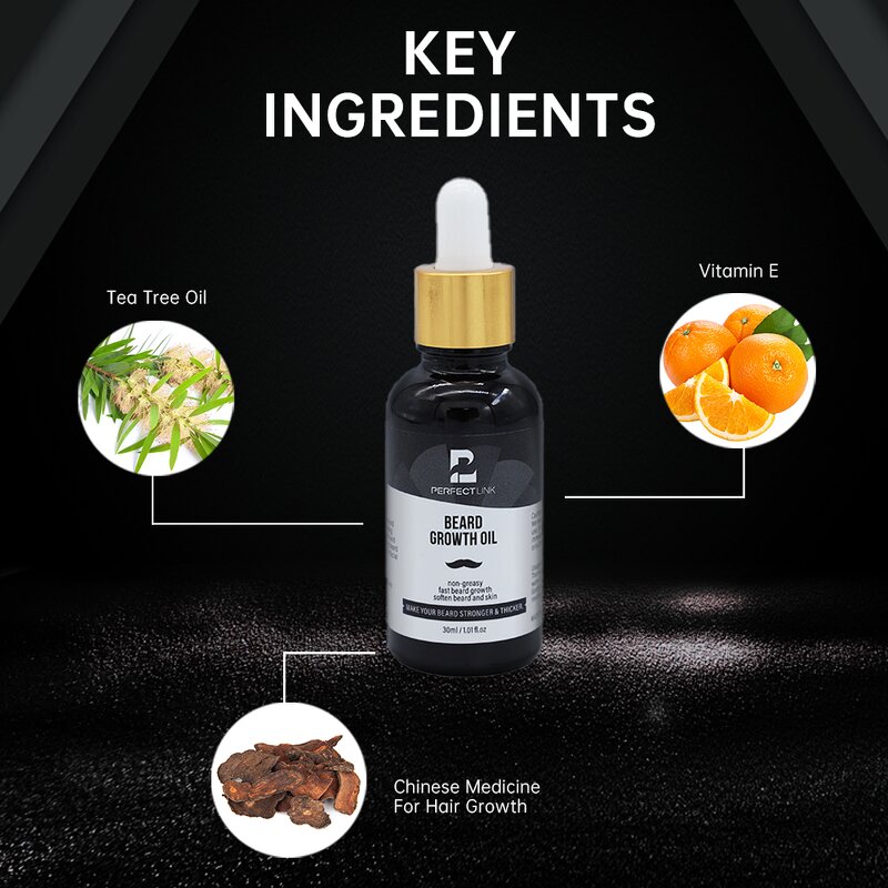 Beard Growth Kit Manufacturer - Private Label with Chinese Herbal Extracts